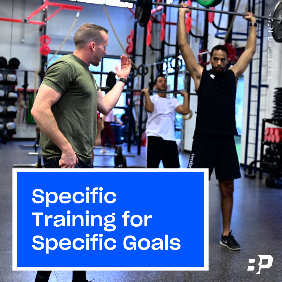 Specific Training for Specific Goals